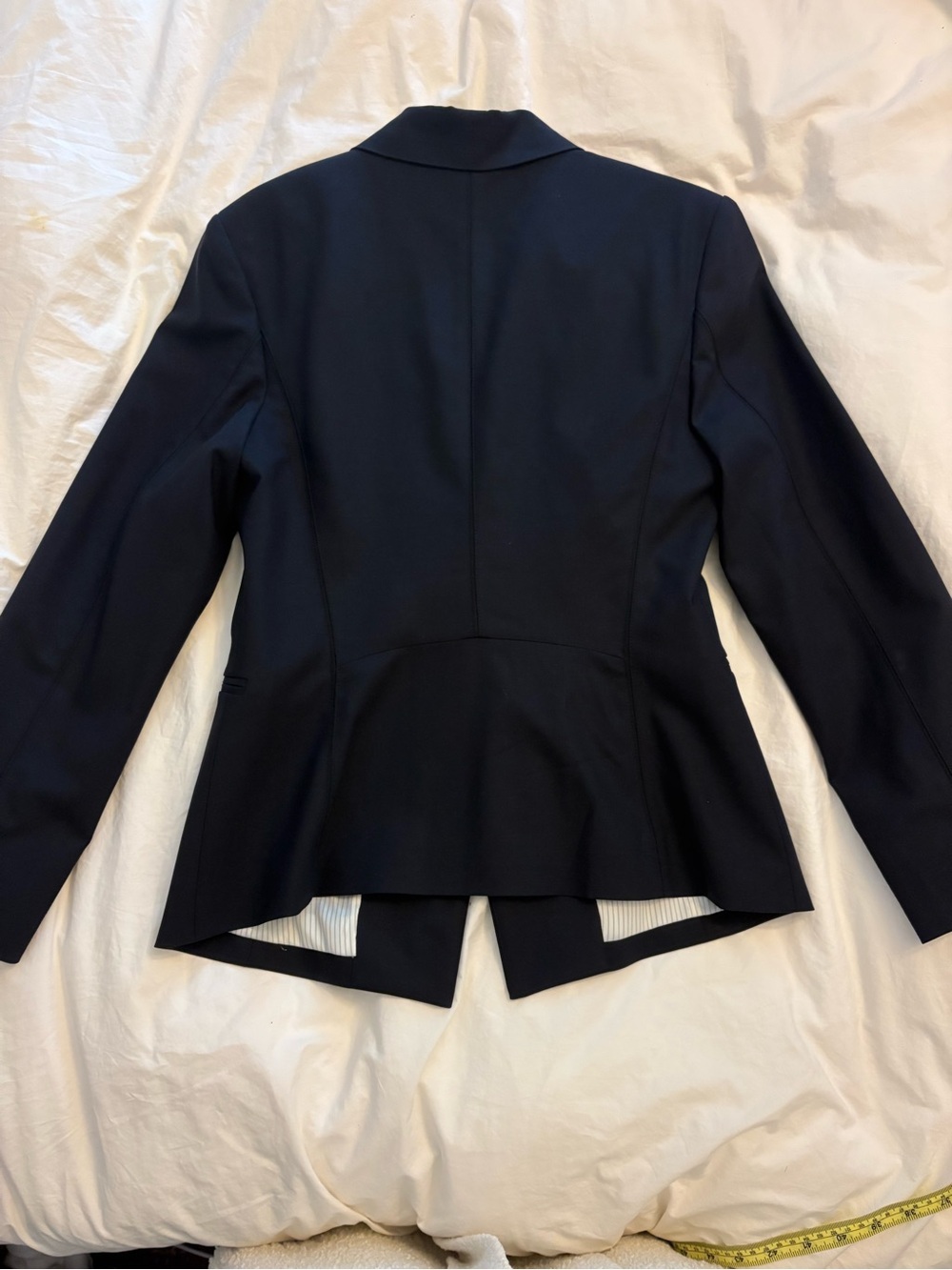 MM Lafleur Women's Navy Two-Button Blazer - Picture 8 of 8